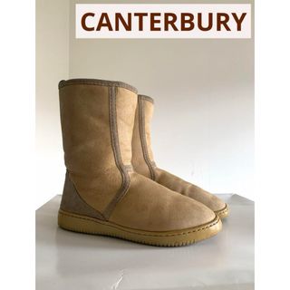 アグ(UGG)の希少✴︎CANTERBURY ムートン　ブーツ　ベージュugg emu スエード(ブーツ)