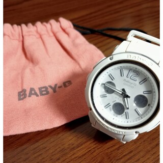 ベビージー(Baby-G)のBABY-G　腕時計　ホワイト(腕時計(デジタル))