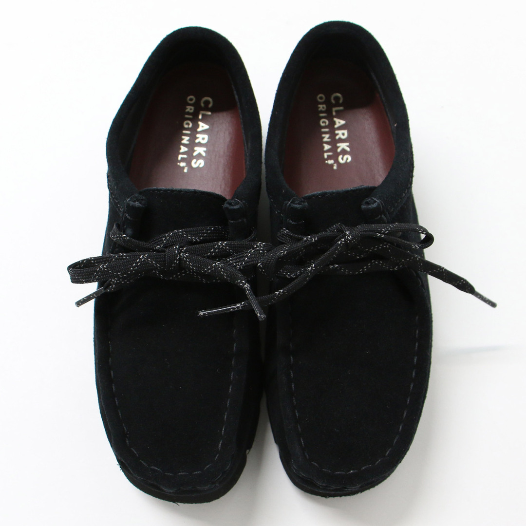 レディースClarks クラークス ブラック 黒 4 1/2(23.5cm) Wallabee ワラビー Gore-TEX ゴアテックス シューズ 靴 モカシン レースアップ ローカット フラット 防水 スエード レザー 【レディース】