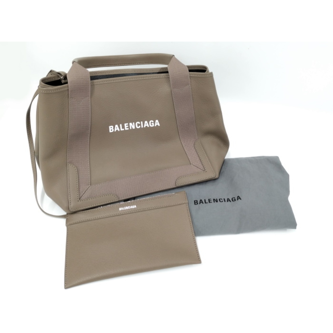 Balenciaga(バレンシアガ)のBALENCIAGA トートバッグ ネイビー カバ ス グレージュ339933 レディースのバッグ(その他)の商品写真