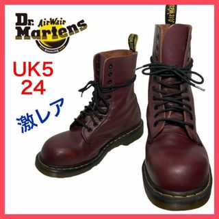 ドクターマーチン(Dr.Martens)の★大人気★ドクターマーチン　8ホールブーツ　ショートブーツ　スチールトゥ　UK5(ブーツ)