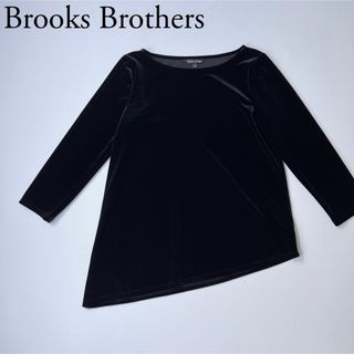 ブルックスブラザース(Brooks Brothers)の美品　 Brooks Brothers ブルックスブラザーズ　ベルベットトップス(シャツ/ブラウス(長袖/七分))