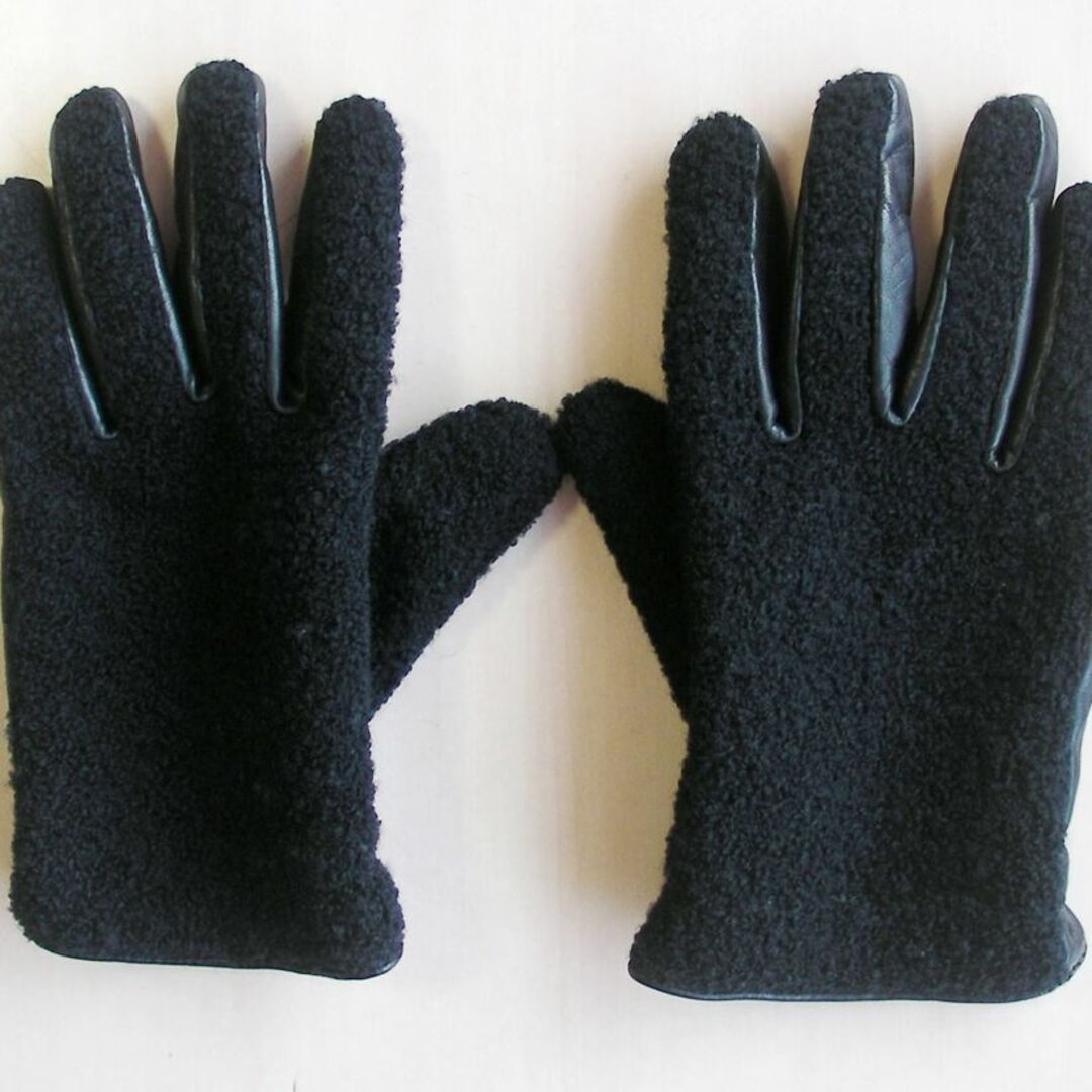 UNITED ARROWS(ユナイテッドアローズ)のユナイテッドアローズ　手袋　カシミア　ブークレコンビグローブ　★新品　E241 メンズのファッション小物(手袋)の商品写真