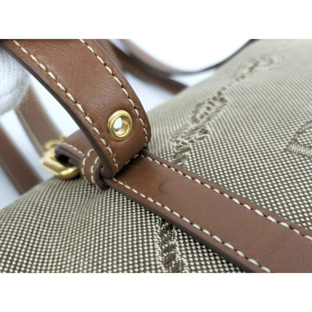 PRADA - PRADA ミニボストンバッグ ジャガード キャンバス PRADA - PRADA ミニボストンバッグ ジャガード キャンバス
