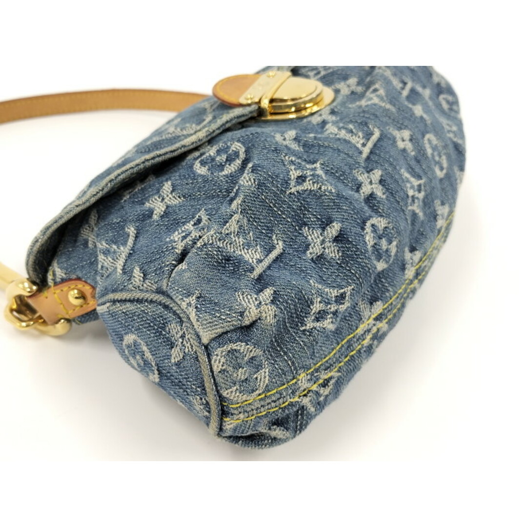 LOUIS VUITTON ミニプリティー ハンドバッグ デニム モノグラム LOUIS VUITTON ミニプリティー ハンドバッグ デニム モノグラム