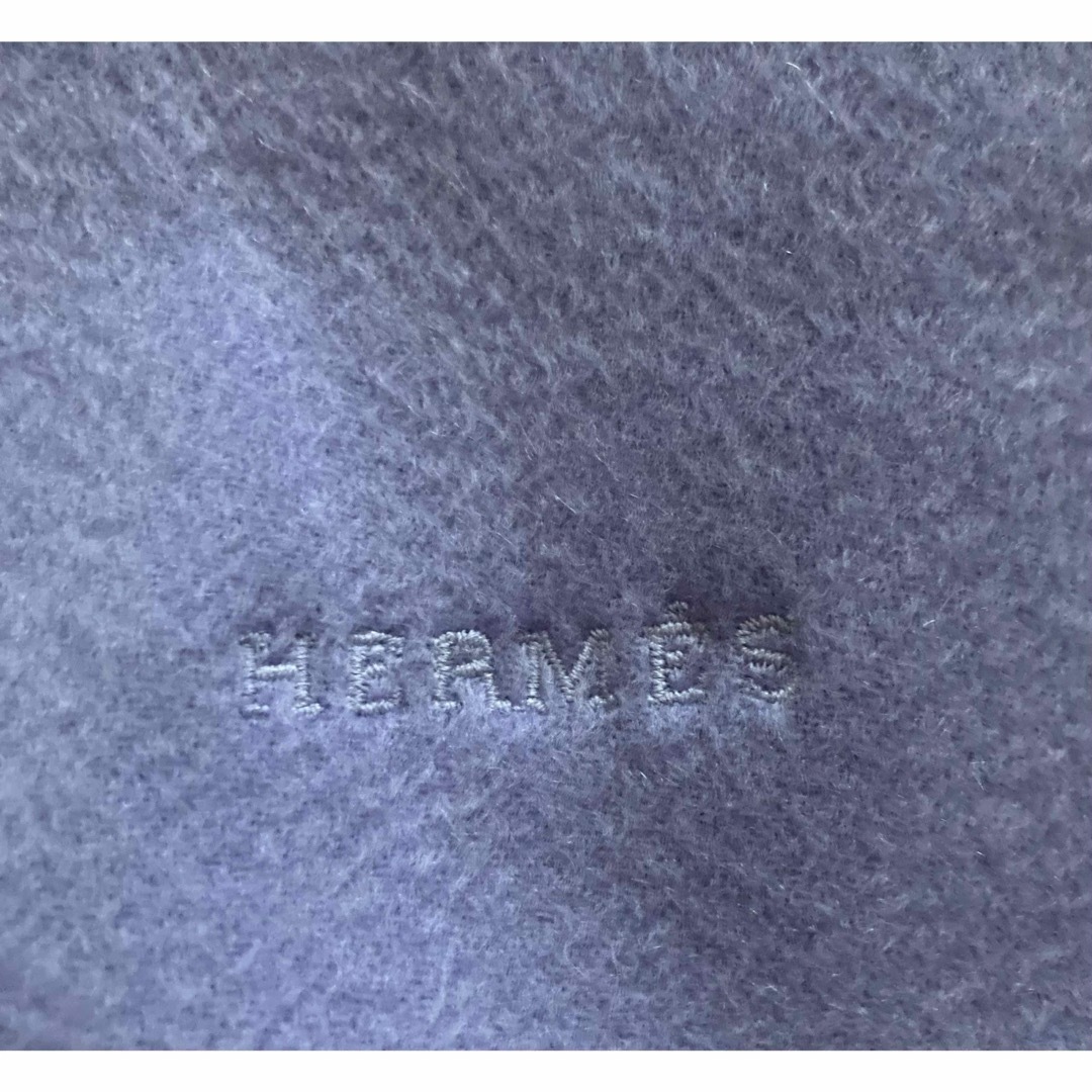 Hermes(エルメス)のエルメス◆カシミア100% マフラー◆ラベンダーカラー　未使用品 レディースのファッション小物(マフラー/ショール)の商品写真