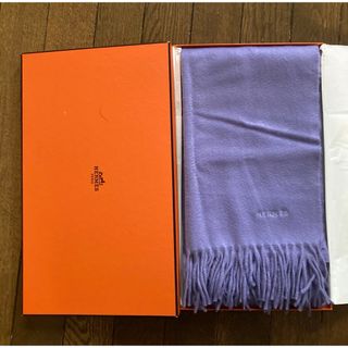 エルメス(Hermes)のエルメス◆カシミア100% マフラー◆ラベンダーカラー　未使用品(マフラー/ショール)