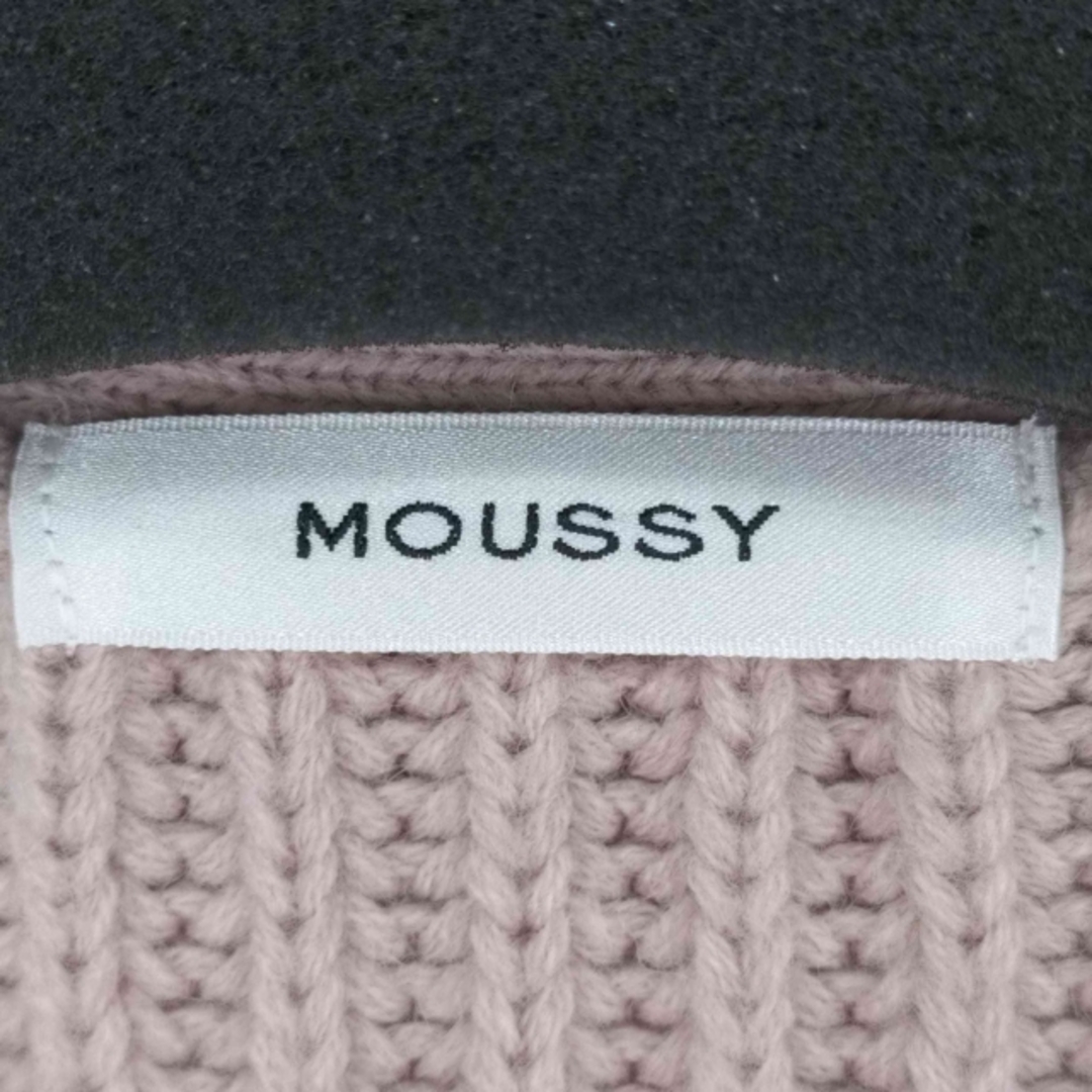 moussy(マウジー)のmoussy(マウジー) OLL SLEEVE NECK KNIT レディース レディースのトップス(ニット/セーター)の商品写真