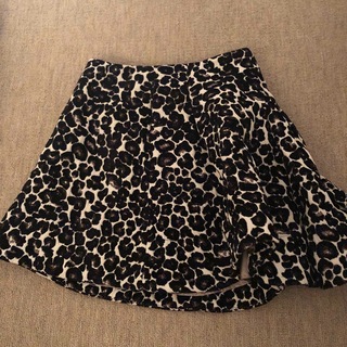  DRWCYS leopard skirt