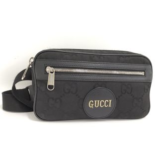 グッチ(Gucci)のGUCCI グッチオフザグリッド ボディバッグ ナイロン ブラック 631341(ボディバッグ/ウエストポーチ)