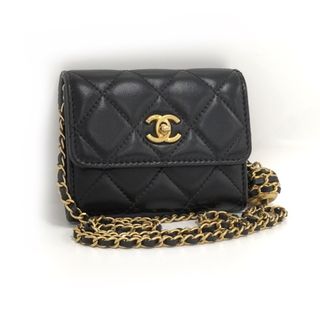 シャネル(CHANEL)のCHANEL チェーン ウォレット ゴールド金具 マトラッセ ラムスキン(ショルダーバッグ)