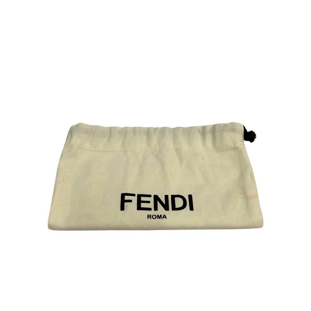 極 美品 保存袋付 希少品 FENDI フェンディ マイクロ ピーカブー レザー 2way ミニ ショルダーバッグ ハンドバッグ レッド 20614約15cm幅