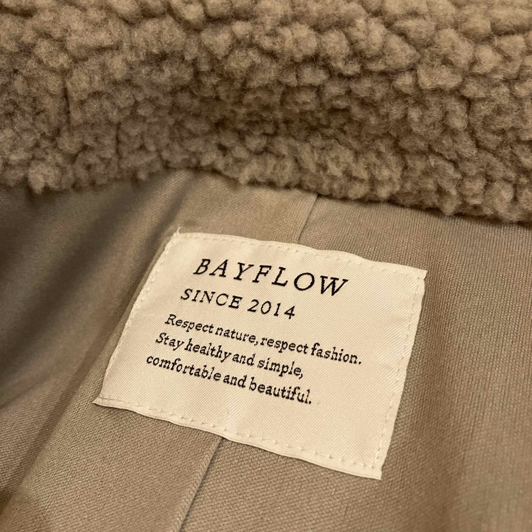 BAYFLOW(ベイフロー)のボアコート　ロング レディースのジャケット/アウター(ロングコート)の商品写真