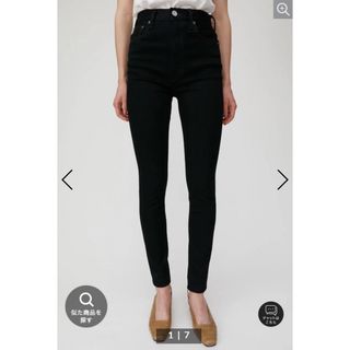 マウジー(moussy)のmoussy　ＨＷ　Rebirth black SKINNY 値下げしました(スキニーパンツ)