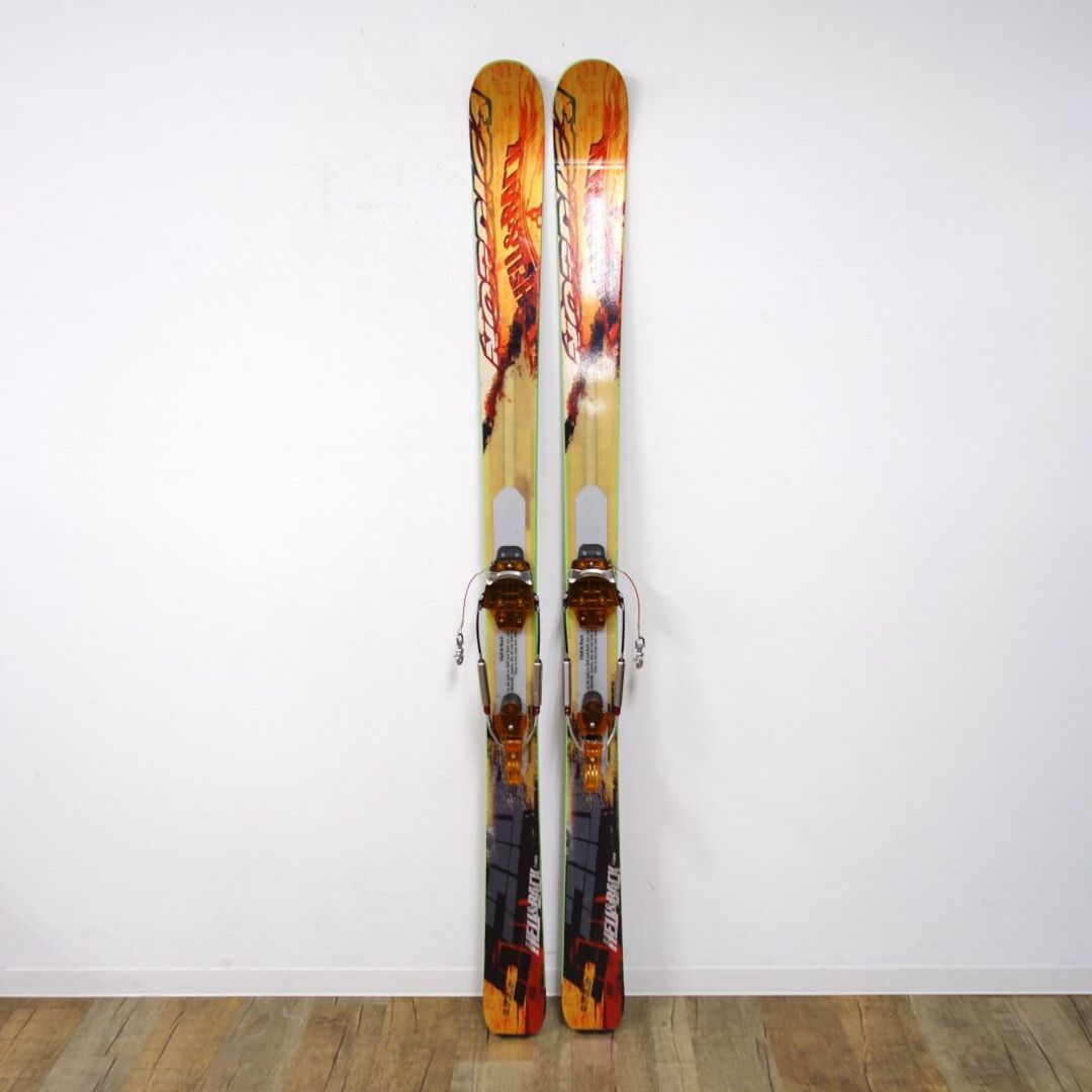 NORDICA(ノルディカ)のノルディカ NORDICA HELL & BACK 185cm センター98mm ビンディング G3 タルガ テレマークスキー アウトドア スポーツ/アウトドアのスキー(板)の商品写真