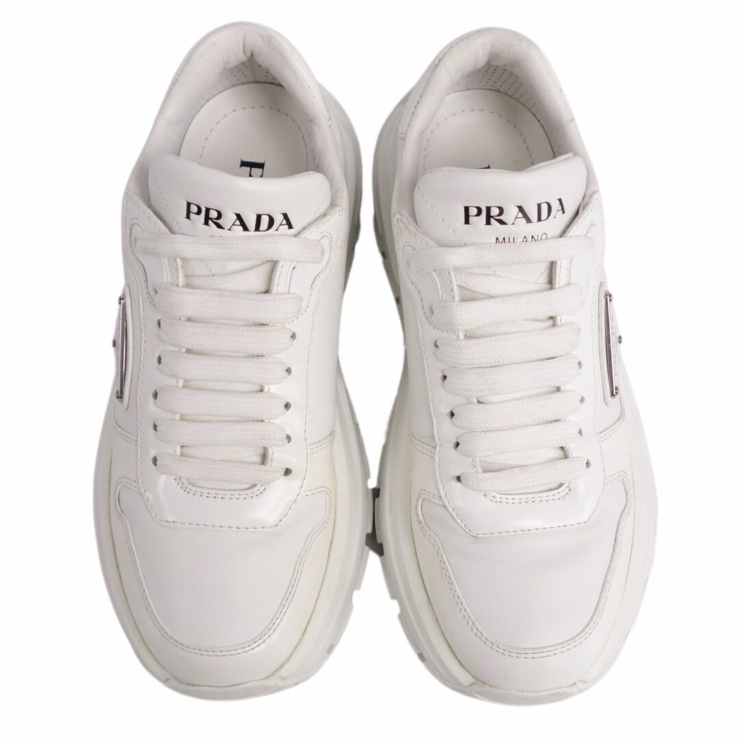 PRADA - 美品 プラダ PRADA スニーカー ローカット レースアップ PRADA - 美品 プラダ PRADA スニーカー ローカット レースアップ