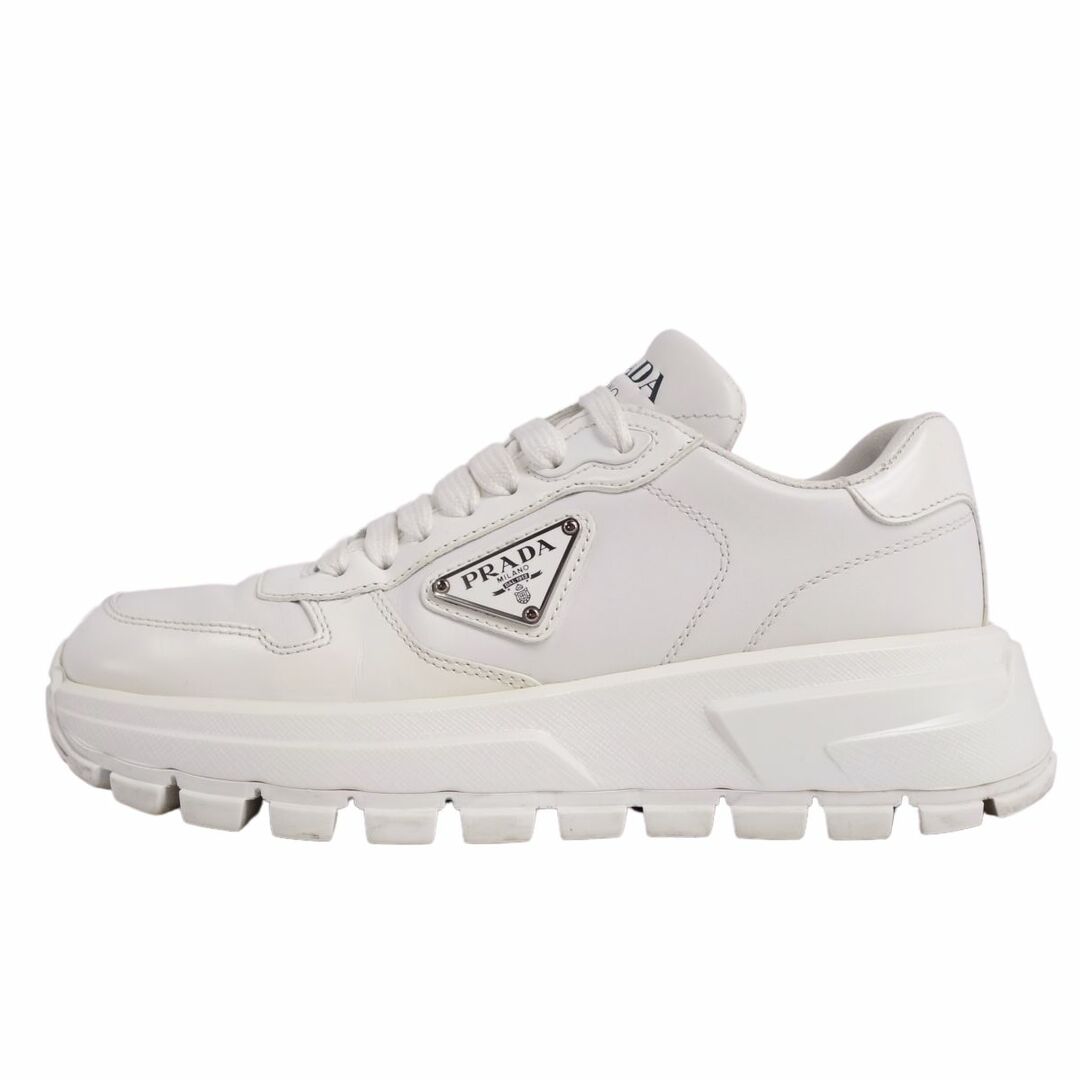 PRADA - 美品 プラダ PRADA スニーカー ローカット レースアップ PRADA - 美品 プラダ PRADA スニーカー ローカット レースアップ