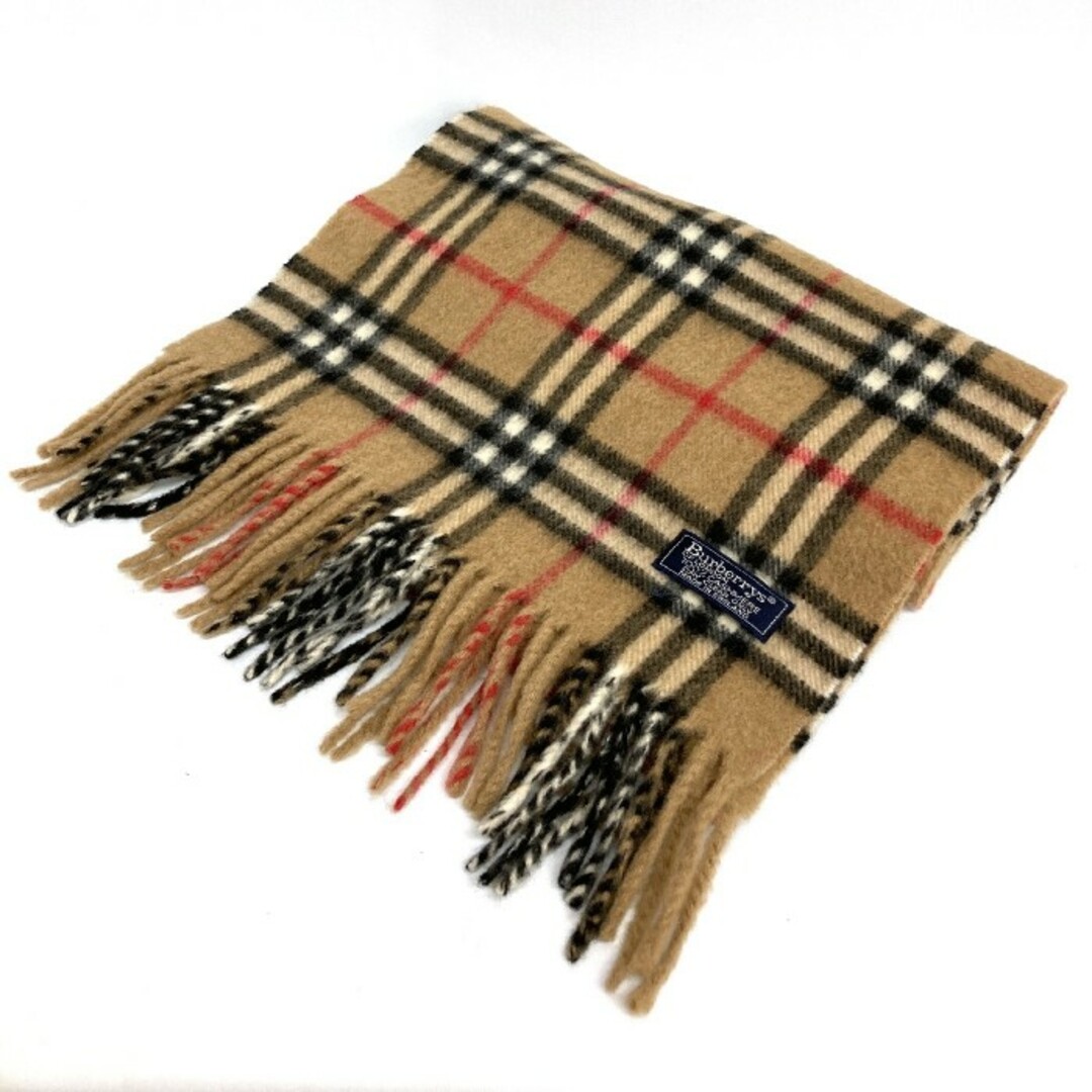 BURBERRY(バーバリー)の★Burberrys バーバリー イングランド製 カシミア100% ノバチェック マフラー ベージュ メンズのファッション小物(マフラー)の商品写真