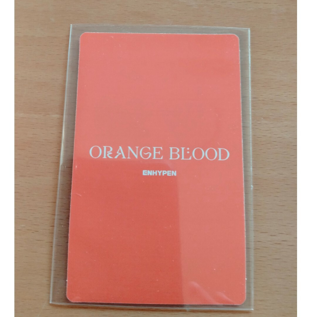 ENHYPEN(エンハイプン)のENHYPEN　ORANGE BLOOD　ENGENE ver.トレカ　ソヌ エンタメ/ホビーのCD(K-POP/アジア)の商品写真