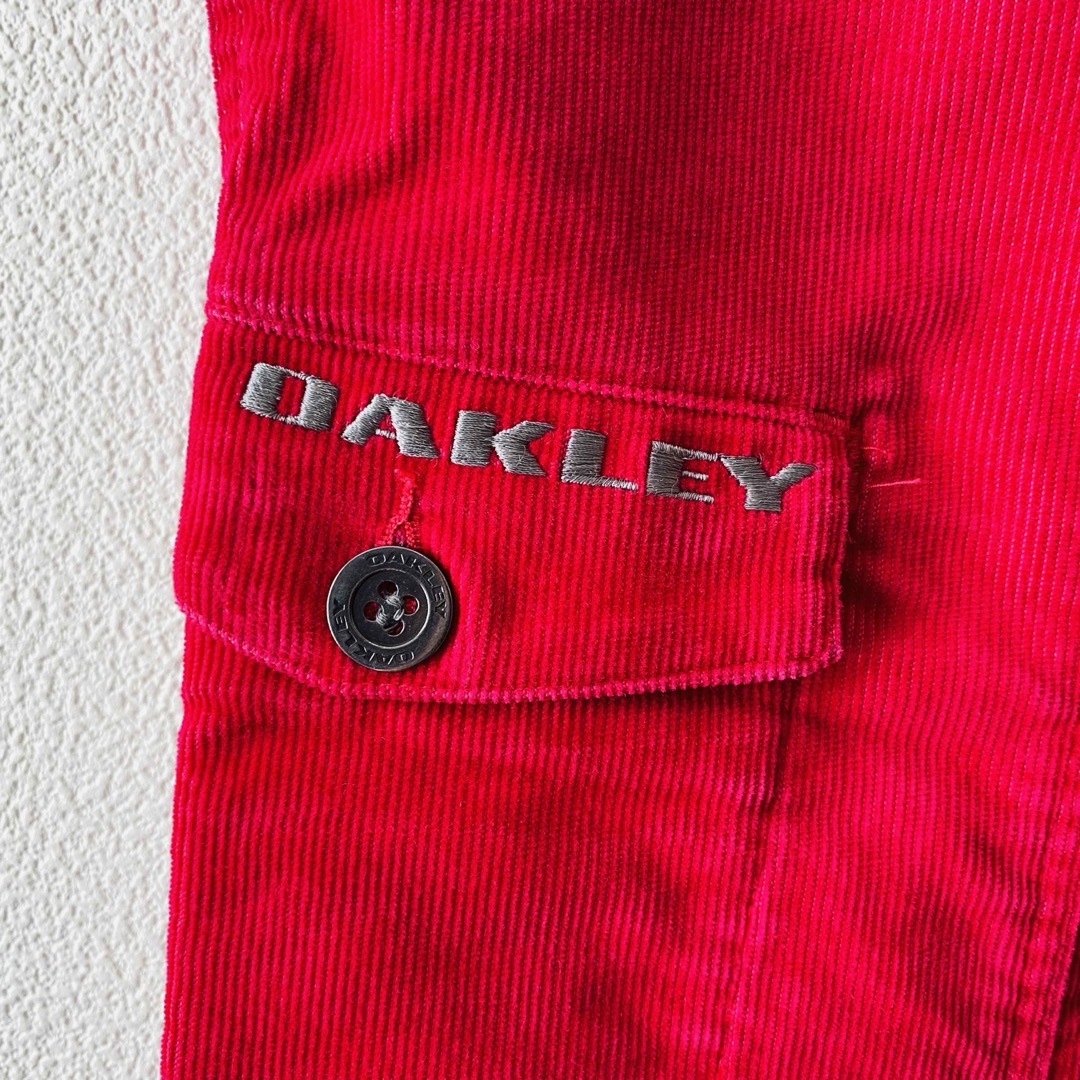 Oakley(オークリー)の00年代　Y2K オークリー(OAKLEY) 刺繍ロゴ立体裁断コーデュロイパンツ メンズのパンツ(ワークパンツ/カーゴパンツ)の商品写真