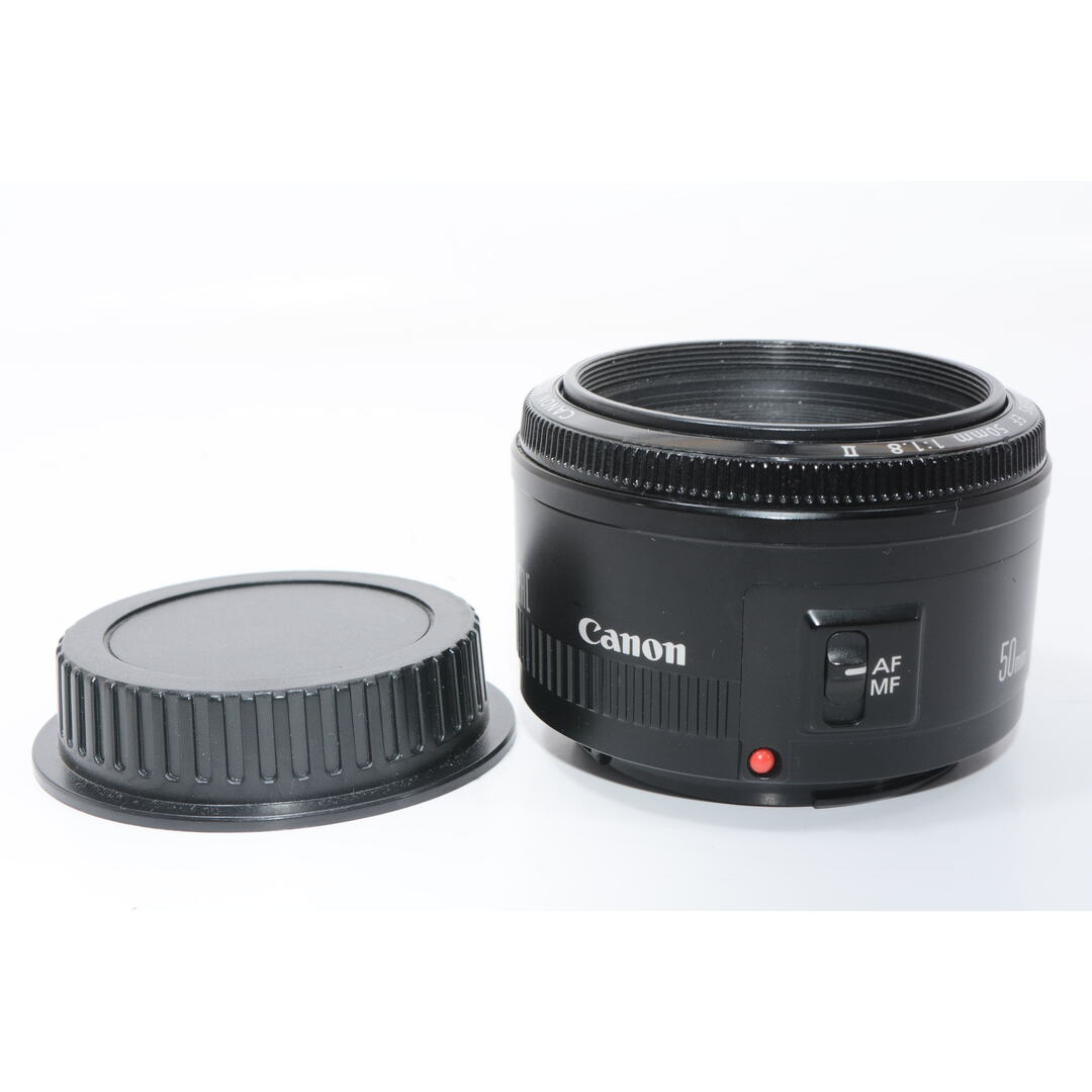 【オススメ】Canon 単焦点レンズ EF50mm F1.8 II フルサイズ対応 スマホ/家電/カメラのカメラ(レンズ(単焦点))の商品写真