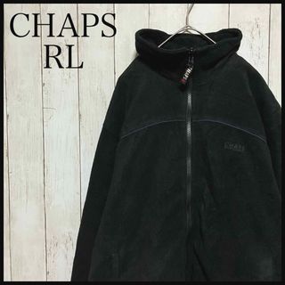 チャップス(CHAPS)のZ1008チャップスラルフローレン フリースジャケットワンポイント刺繍ロゴ90s(その他)