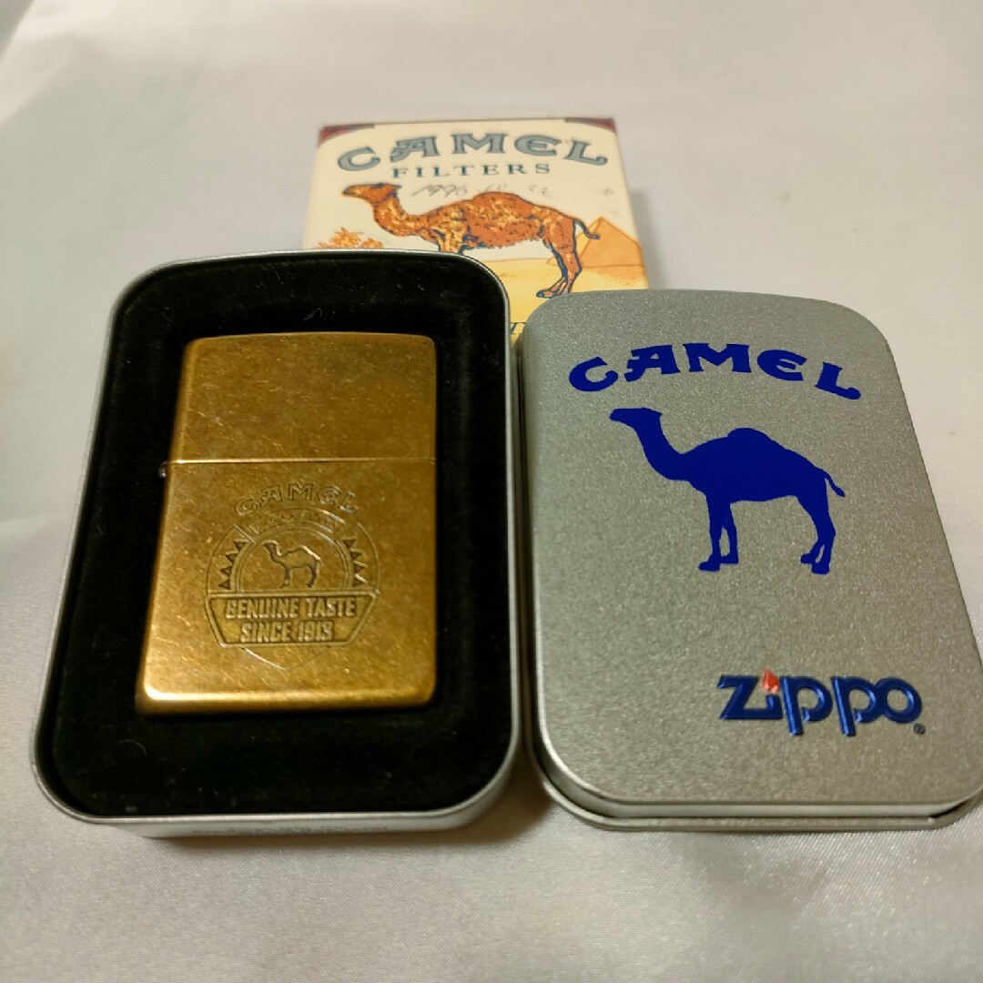 タバコグッズ【未使用】CAMEL　Zippo　キャメル　ビンテージ　1996年製 C XII