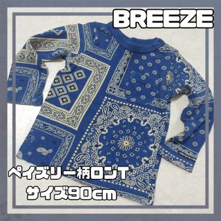 ブリーズ(BREEZE)の【値下げ】ペイズリー柄ロンT(Tシャツ/カットソー)