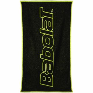 バボラ(Babolat)のバボラ(Babolat) ミディアム ロゴ タオル アエロ（黒/黄）(その他)