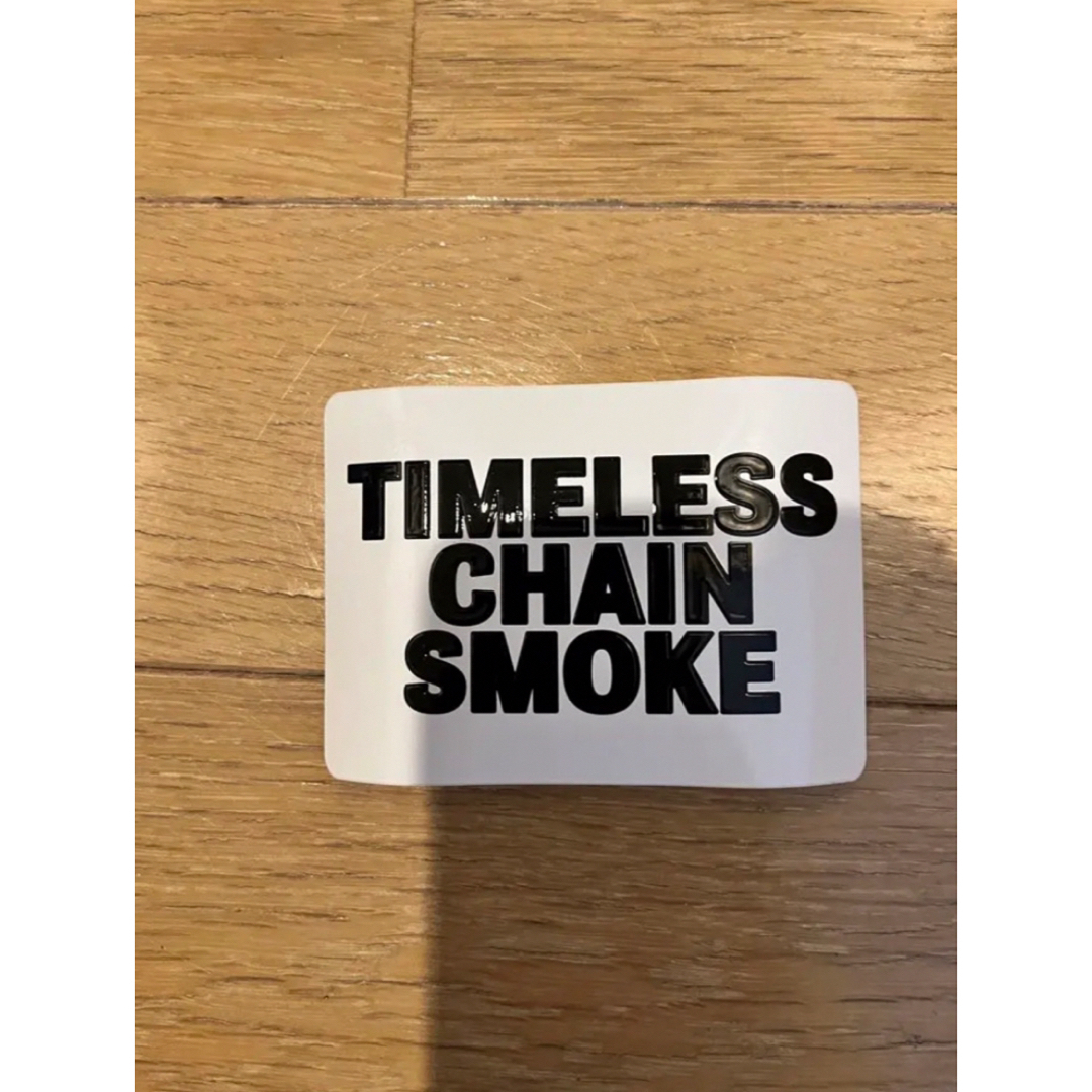 【値引不可】timeless chain smoke ステッカー ホワイト 舐達 | フリマアプリ ラクマ