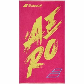 バボラ(Babolat)のバボラ(Babolat) ミディアム ロゴ タオル アエロ（ピンク/黄）(その他)