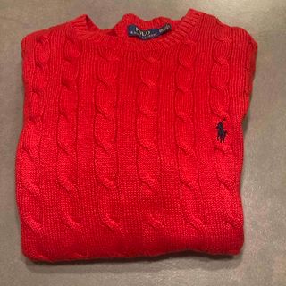 ポロラルフローレン(POLO RALPH LAUREN)のお値下げ　美品　ポロラルフローレン　ケーブルニット　X X Lサイズ(ニット/セーター)