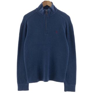 ラルフローレン(Ralph Lauren)の古着 ラルフローレン Ralph Lauren POLO by Ralph Lauren ハーフジップスウェットシャツ トレーナー メンズM /eaa380659(スウェット)