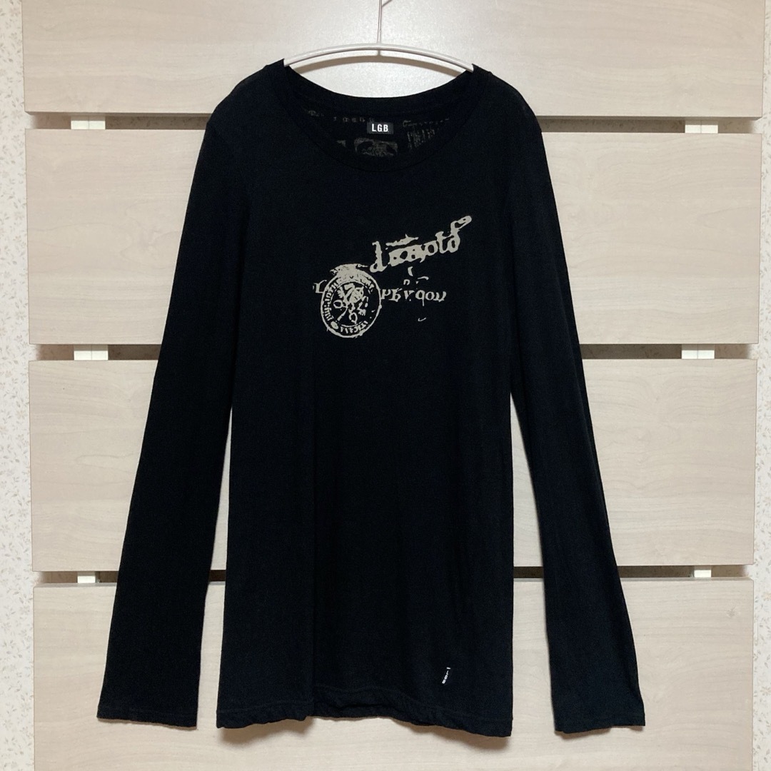 LGB(ルグランブルー)のLGB ルグランブルー カットソー ロンT(ブラック) メンズのトップス(Tシャツ/カットソー(七分/長袖))の商品写真