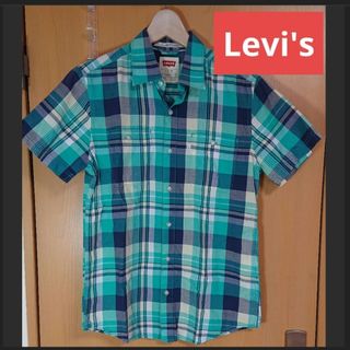 リーバイス(Levi's)のLevi's ﾘｰﾊﾞｲｽ Sｻｲｽﾞ半袖 ﾁｪｯｸｼｬﾂ ﾒﾝｽﾞﾚﾃﾞｨｰｽ(シャツ)