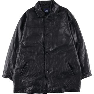 ギャップ(GAP)の古着 ギャップ GAP レザーカーコート メンズXXL /evb003630(レザージャケット)