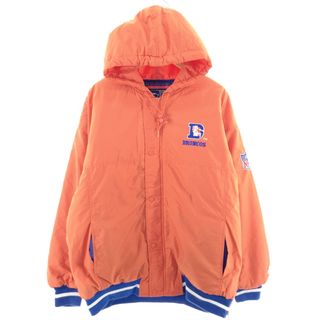 古着 スターター Starter NFL DENVER BRONCOS デンバーブロンコス ナイロンパーカー メンズL /evb003053(ナイロンジャケット)