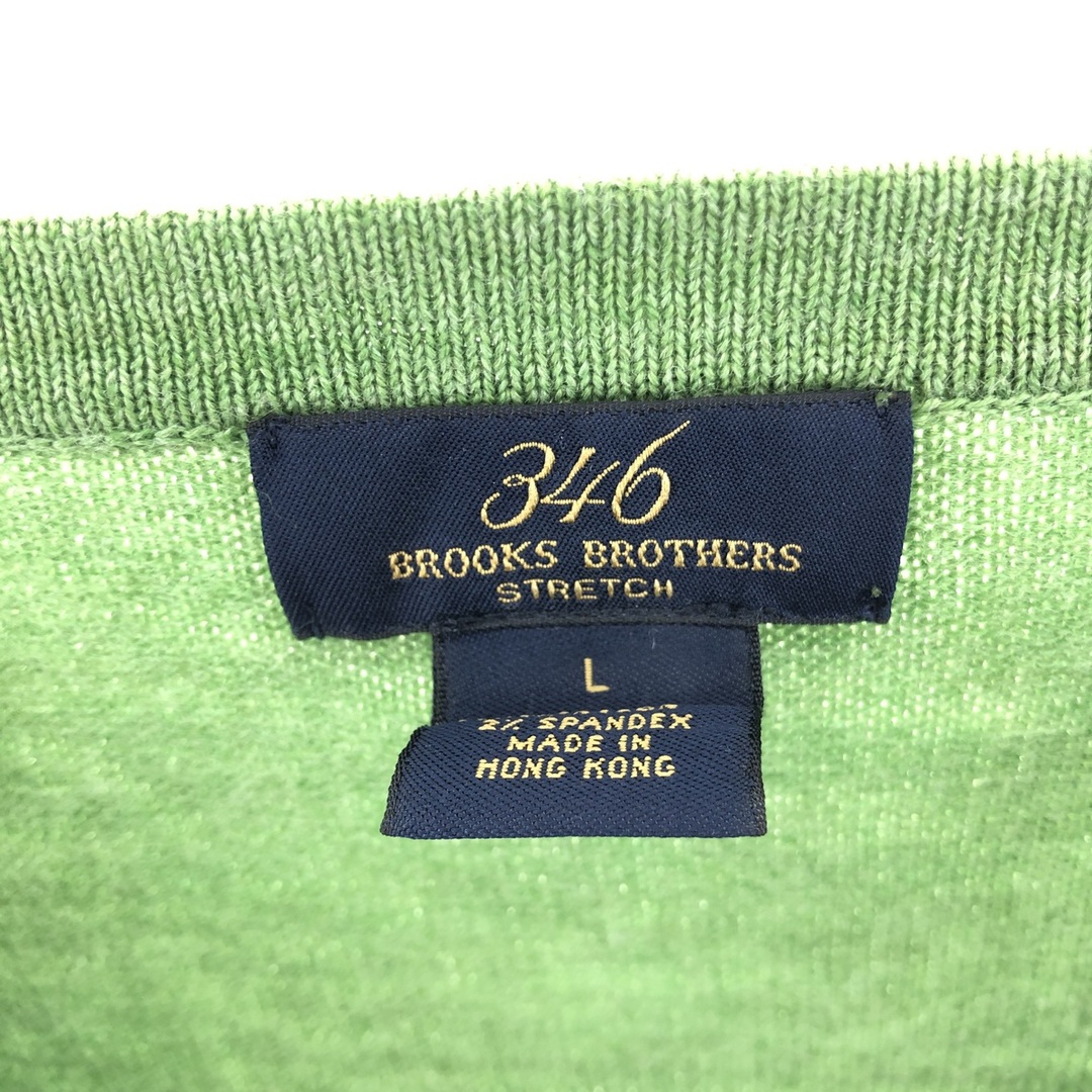 Brooks Brothers(ブルックスブラザース)の古着 ブルックスブラザーズ Brooks Brothers Vネック メリノウールニットセーター メンズL /eaa405186 メンズのトップス(ニット/セーター)の商品写真