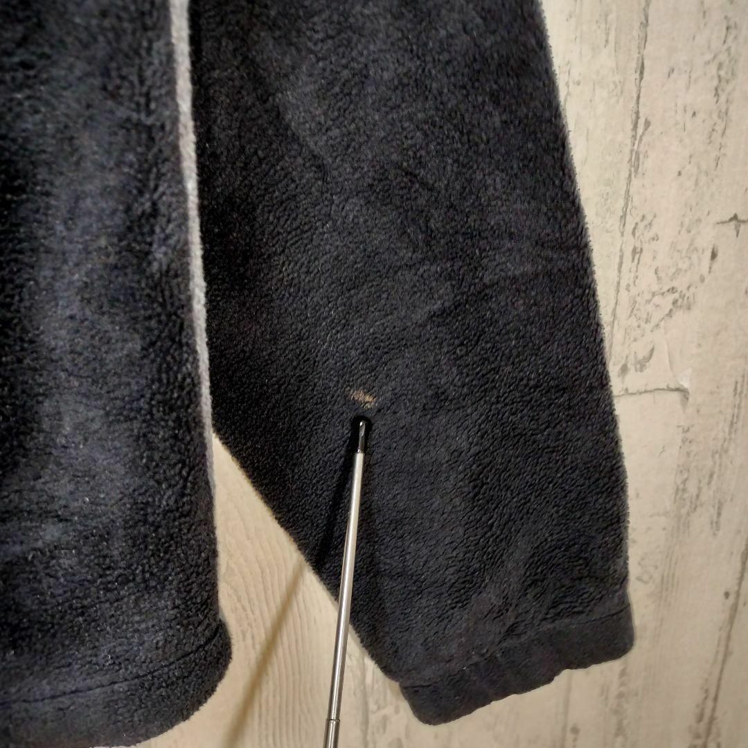 Columbia(コロンビア)のコロンビア　フルジップフリース　ワンポイント　バイカラー　古着　黒×グレー メンズのジャケット/アウター(ブルゾン)の商品写真