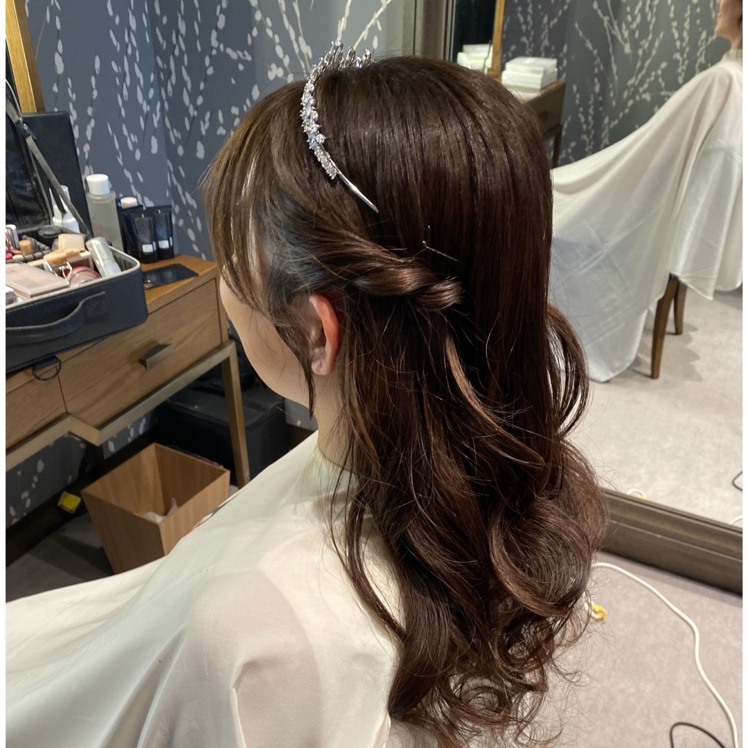 ウェディングティアラ レディースのヘアアクセサリー(その他)の商品写真