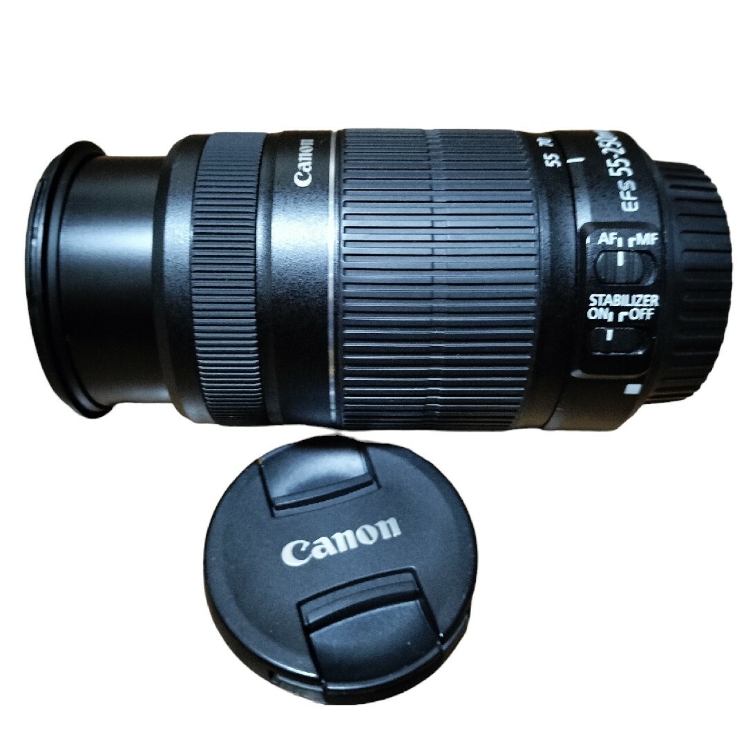 【美品】Canon EFS55-250mm F4-5.6 IS II ズーム スマホ/家電/カメラのカメラ(レンズ(ズーム))の商品写真