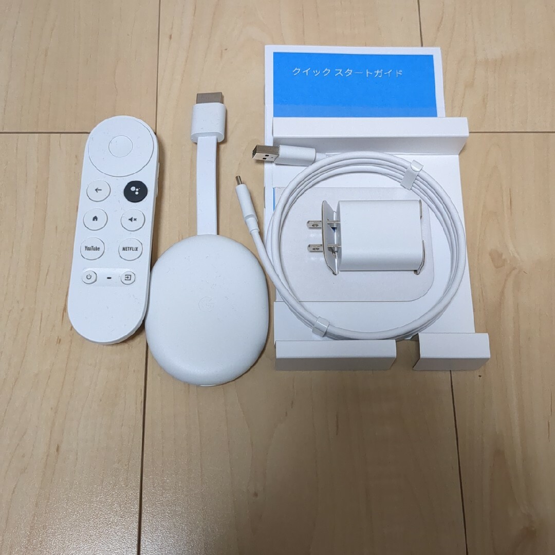 Google Chromecast with Google TV snow/ホワ スマホ/家電/カメラのスマートフォン/携帯電話(その他)の商品写真