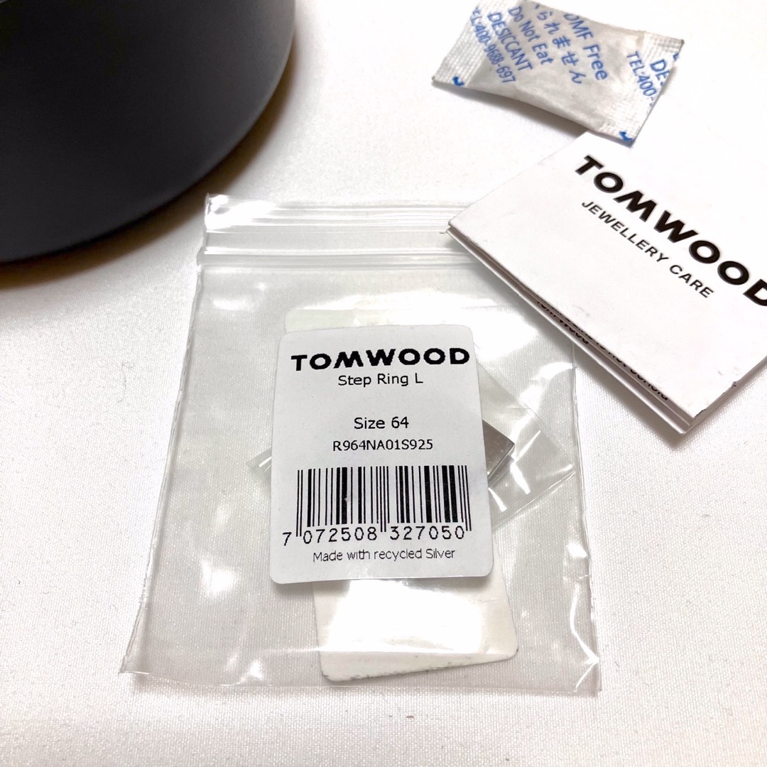 TOM WOOD(トムウッド)の新品 64 TOMWOOD Step Ring L シルバー 指輪 5620 メンズのアクセサリー(リング(指輪))の商品写真