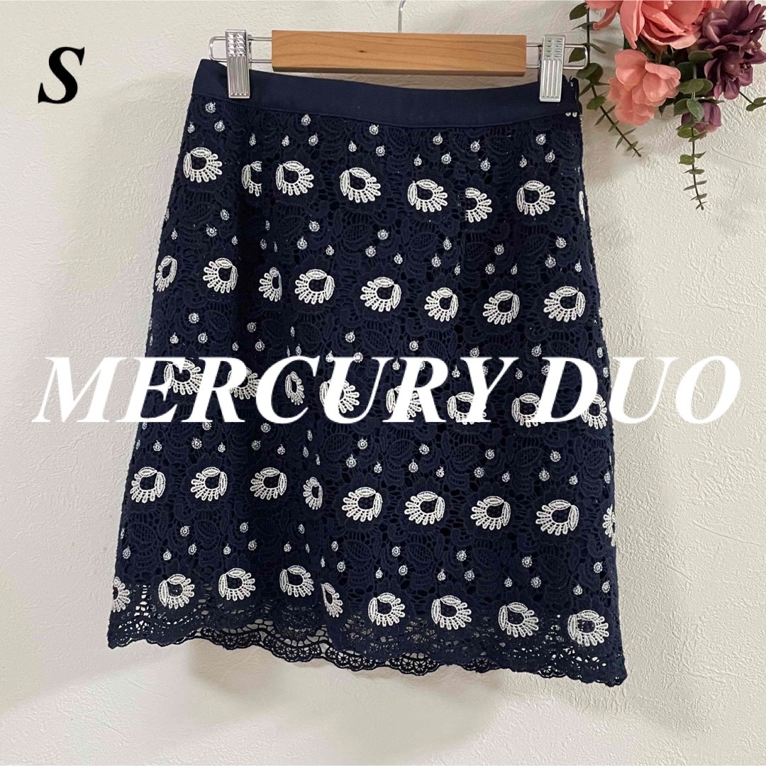 MERCURYDUO(マーキュリーデュオ)のマーキュリーデュオ　MERCURY DUO レーススカート レディースのスカート(ミニスカート)の商品写真