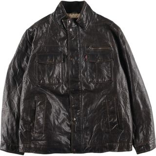 リーバイス(Levi's)の古着 リーバイス Levi's フェイクレザージャケット メンズXXL /eaa395479(レザージャケット)