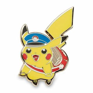 ポケモン(ポケモン)の海外ポケモンセンター限定　スペシャルデリバリー　ピカチュウ　ピンバッジ(バッジ/ピンバッジ)