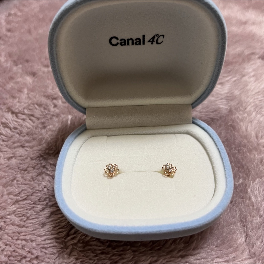 canal４℃(カナルヨンドシー)のCanal 4℃  K10ピンクゴールド ピアス レディースのアクセサリー(ピアス)の商品写真