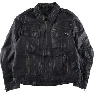 Harley Davidson - 古着 80年代 ハーレーダビッドソン Harley-Davidson Hein Gericke ハインゲリック シングルライダースジャケット メンズXL ヴィンテージ /evb003628