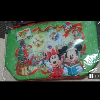 ディズニー(Disney)の新品未使用 ディズニーランド クリスマス ランチトート(キャラクターグッズ)