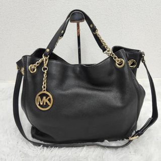 マイケルコース(Michael Kors)の美品★MICHAEL KORS 2way トート ショルダー バッグ  レザー黒(トートバッグ)